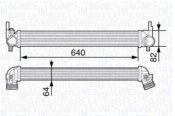 MAGNETI MARELLI Välijäähdytin 351319202410